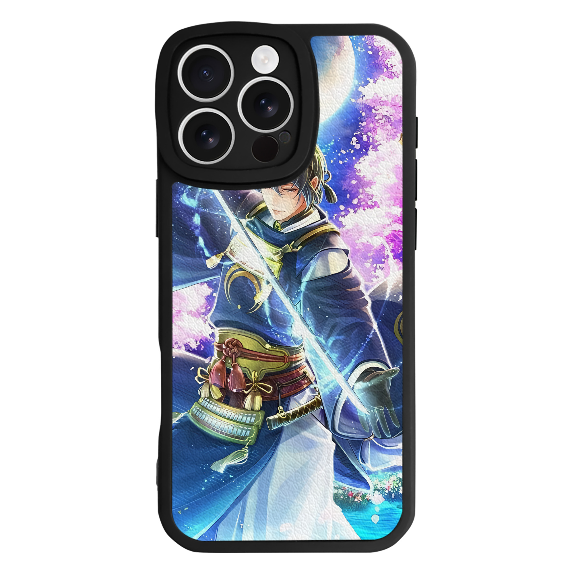 （画像用） 刀剣乱舞 Touken Ranbu 【iPhone 16シリーズ対応】シリコンスマホケース（レザー調） 材質：シリコン